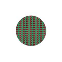 Evil Heart Graffiti Pattern Golf Ball Marker by DinzDas