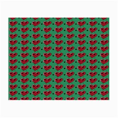 Evil Heart Graffiti Pattern Small Glasses Cloth (2 Sides) by DinzDas