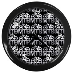 Mountain Bike - Mtb - Hardtail And Dirt Jump 2 Wall Clock (black) by DinzDas