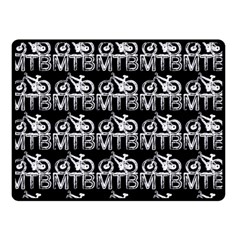 Mountain Bike - Mtb - Hardtail And Dirt Jump 2 Double Sided Fleece Blanket (small)  by DinzDas