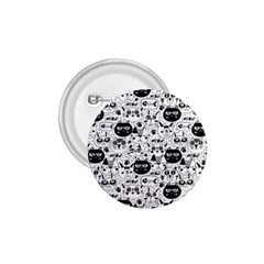 Cute Cat Faces Pattern 1 75  Buttons by TastefulDesigns