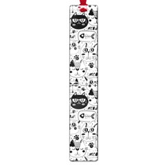 Cute Cat Faces Pattern Large Book Marks by TastefulDesigns