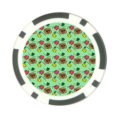 Lady Bug Fart - Nature And Insects Poker Chip Card Guard by DinzDas