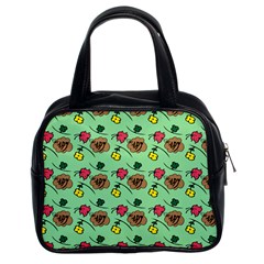 Lady Bug Fart - Nature And Insects Classic Handbag (two Sides) by DinzDas