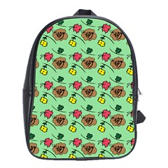 Lady Bug Fart - Nature And Insects School Bag (large) by DinzDas