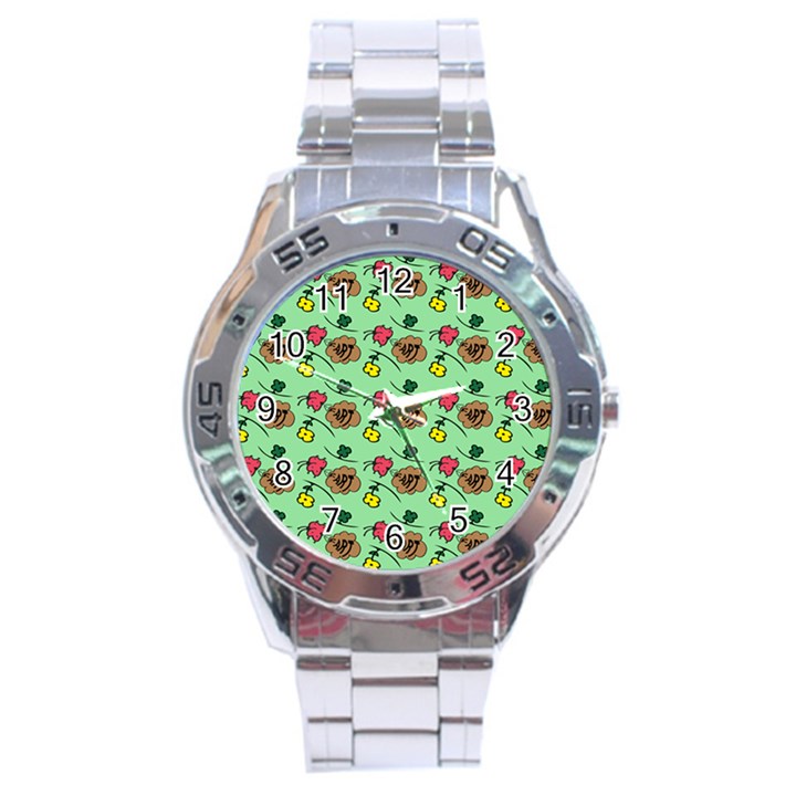 Lady Bug Fart - Nature And Insects Stainless Steel Analogue Watch