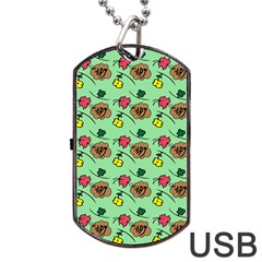 Lady Bug Fart - Nature And Insects Dog Tag Usb Flash (two Sides) by DinzDas