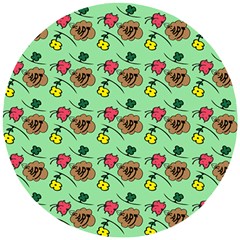 Lady Bug Fart - Nature And Insects Wooden Puzzle Round by DinzDas