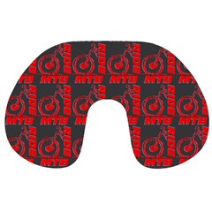 015 Mountain Bike - Mtb - Hardtail And Downhill Travel Neck Pillow by DinzDas