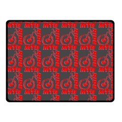 015 Mountain Bike - Mtb - Hardtail And Downhill Double Sided Fleece Blanket (small)  by DinzDas