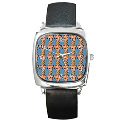 Village Dude - Hillbilly And Redneck - Trailer Park Boys Square Metal Watch by DinzDas