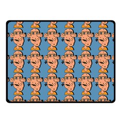 Village Dude - Hillbilly And Redneck - Trailer Park Boys Double Sided Fleece Blanket (small)  by DinzDas