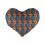 Village Dude - Hillbilly And Redneck - Trailer Park Boys Standard 16  Premium Flano Heart Shape Cushions Back