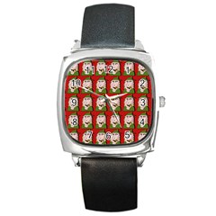 Village Dude - Hillbilly And Redneck - Trailer Park Boys Square Metal Watch by DinzDas