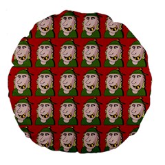 Village Dude - Hillbilly And Redneck - Trailer Park Boys Large 18  Premium Flano Round Cushions by DinzDas