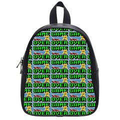 Game Over Karate And Gaming - Pixel Martial Arts School Bag (small) by DinzDas