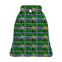 Game Over Karate And Gaming - Pixel Martial Arts Bell Ornament (two Sides) by DinzDas