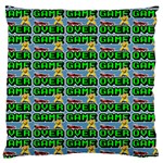 Game Over Karate And Gaming - Pixel Martial Arts Large Cushion Case (One Side) Front