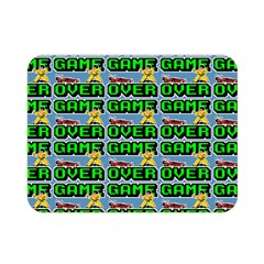 Game Over Karate And Gaming - Pixel Martial Arts Double Sided Flano Blanket (mini)  by DinzDas