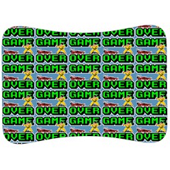 Game Over Karate And Gaming - Pixel Martial Arts Velour Seat Head Rest Cushion by DinzDas