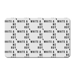 White And Nerdy - Computer Nerds And Geeks Magnet (rectangular) by DinzDas