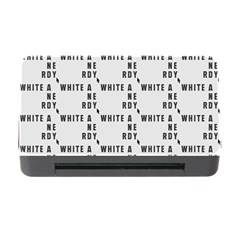 White And Nerdy - Computer Nerds And Geeks Memory Card Reader With Cf by DinzDas