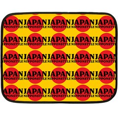 Japan Nippon Style - Japan Sun Double Sided Fleece Blanket (mini)  by DinzDas