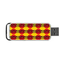 Japan Nippon Style - Japan Sun Portable Usb Flash (two Sides) by DinzDas