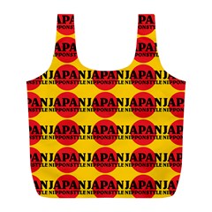 Japan Nippon Style - Japan Sun Full Print Recycle Bag (L)