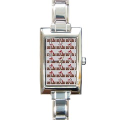 From My Dead Cold Hands - Zombie And Horror Rectangle Italian Charm Watch by DinzDas