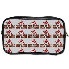 From My Dead Cold Hands - Zombie And Horror Toiletries Bag (one Side) by DinzDas