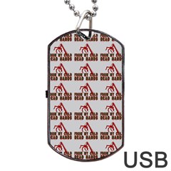 From My Dead Cold Hands - Zombie And Horror Dog Tag Usb Flash (two Sides) by DinzDas