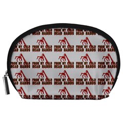 From My Dead Cold Hands - Zombie And Horror Accessory Pouch (large) by DinzDas