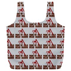 From My Dead Cold Hands - Zombie And Horror Full Print Recycle Bag (XXL)