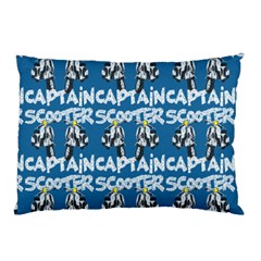 Scooter Captain - Moped And Scooter Riding Pillow Case by DinzDas