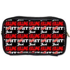 Just Killing It - Silly Toilet Stool Rocket Man Toiletries Bag (two Sides) by DinzDas
