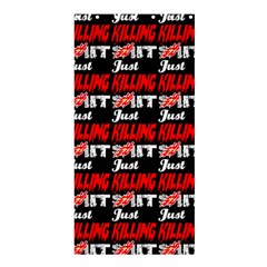 Just Killing It - Silly Toilet Stool Rocket Man Shower Curtain 36  X 72  (stall)  by DinzDas