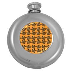 Inka Cultur Animal - Animals And Occult Religion Round Hip Flask (5 Oz) by DinzDas