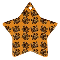 Inka Cultur Animal - Animals And Occult Religion Star Ornament (Two Sides)