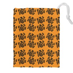 Inka Cultur Animal - Animals And Occult Religion Drawstring Pouch (4xl) by DinzDas