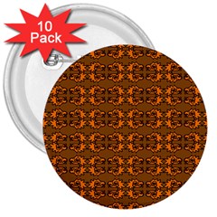 Inka Cultur Animal - Animals And Occult Religion 3  Buttons (10 Pack)  by DinzDas