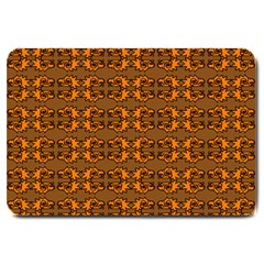 Inka Cultur Animal - Animals And Occult Religion Large Doormat  by DinzDas