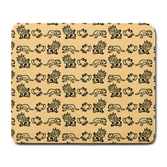 Inka Cultur Animal - Animals And Occult Religion Large Mousepads by DinzDas