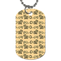 Inka Cultur Animal - Animals And Occult Religion Dog Tag (two Sides) by DinzDas