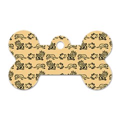 Inka Cultur Animal - Animals And Occult Religion Dog Tag Bone (one Side) by DinzDas