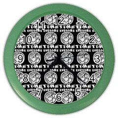 Inka Cultur Animal - Animals And Occult Religion Color Wall Clock by DinzDas