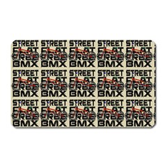 Bmx And Street Style - Urban Cycling Culture Magnet (rectangular) by DinzDas