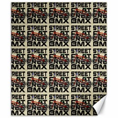 Bmx And Street Style - Urban Cycling Culture Canvas 8  X 10  by DinzDas