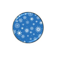 Winter Time And Snow Chaos Hat Clip Ball Marker by DinzDas