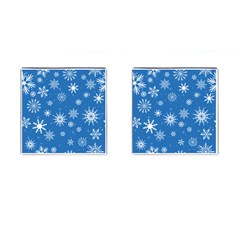 Winter Time And Snow Chaos Cufflinks (square) by DinzDas